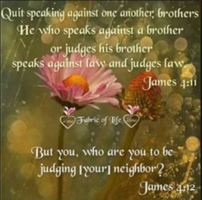 Who are you to judge