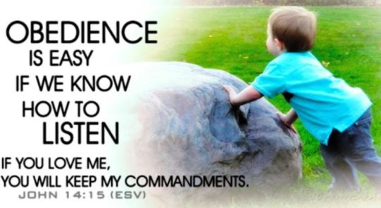 if you love Me keep me commandments